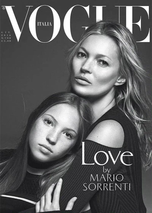 优配股 超模凯特·摩丝Kate Moss爱女，空降《Vogue》杂志封面！