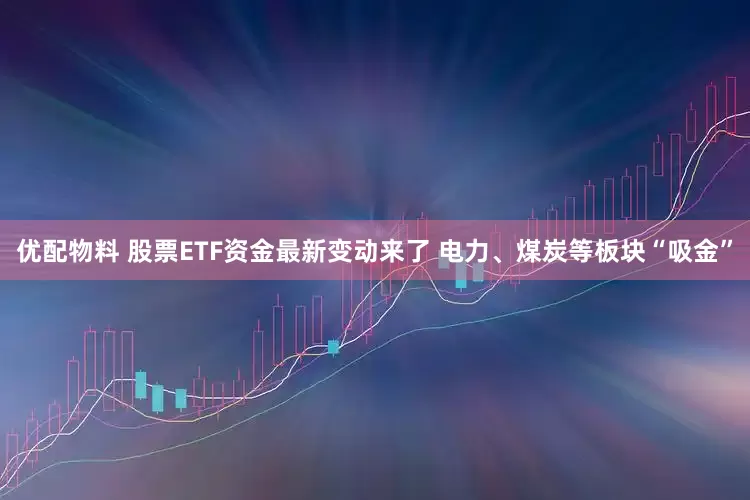优配物料 股票ETF资金最新变动来了 电力、煤炭等板块“吸金”